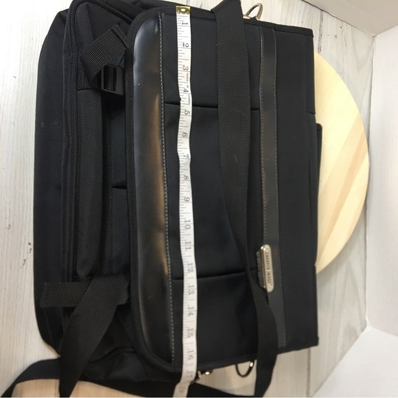 Sharper Image Black Computer Briefcase Multi-Purpose Organizer bag - Picture 8 of 10